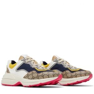 Authentic New Gucci Mens Rhyton Sneakers